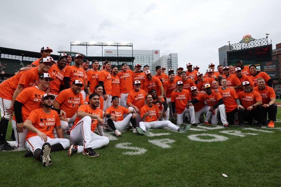 De Baltimore Orioles vieren hun play-off-ticket