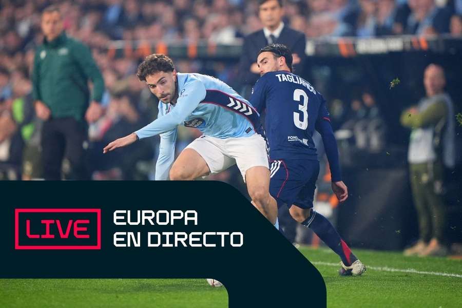 Rueda y Tagliafico, en el Celta-Lyon