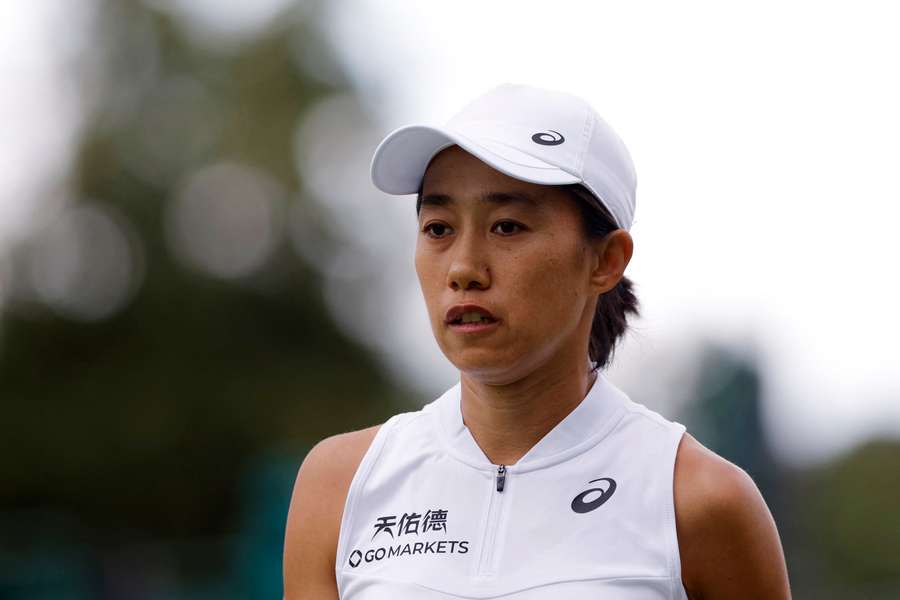 Zhang Shuai was at the heart of the controversy on Tuesday