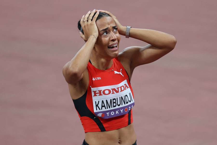 Ditaji Kambundji, feliz en Tokio