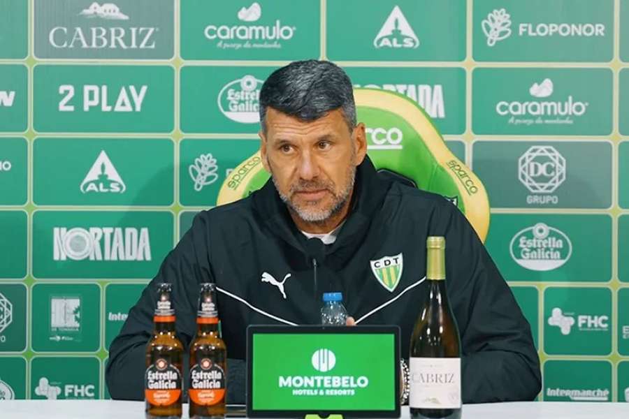 Cristiano Bacci, treinador do Tondela Cristiano Bacci, treinador do Tondela