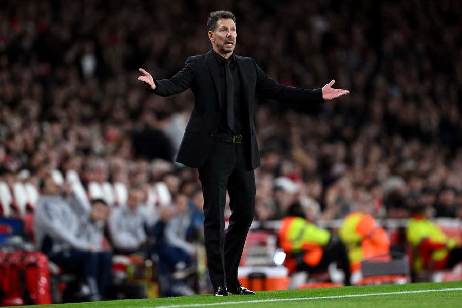 Simeone, entrenador del Atlético de Madrid Simeone, entrenador del Atlético de Madrid