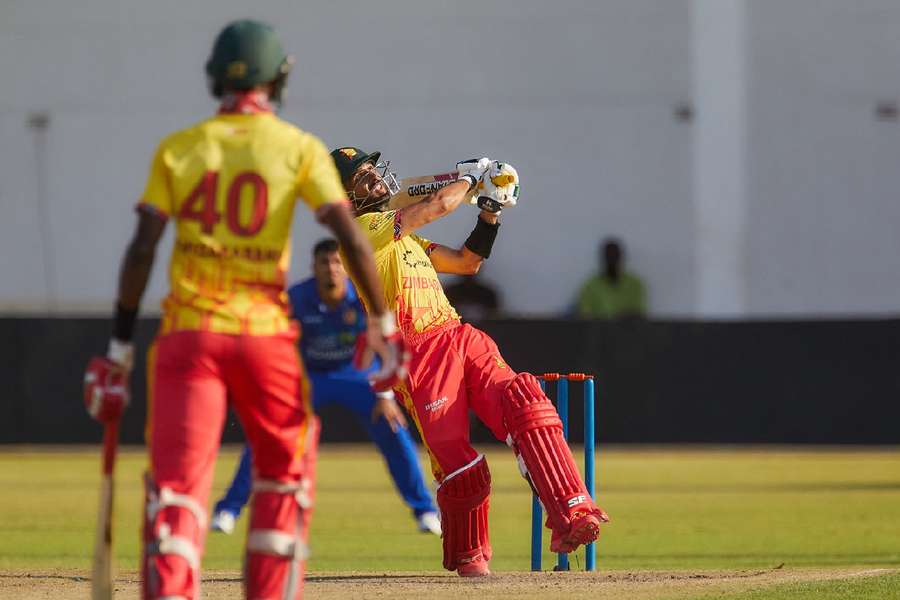 Sikandar Raza in action