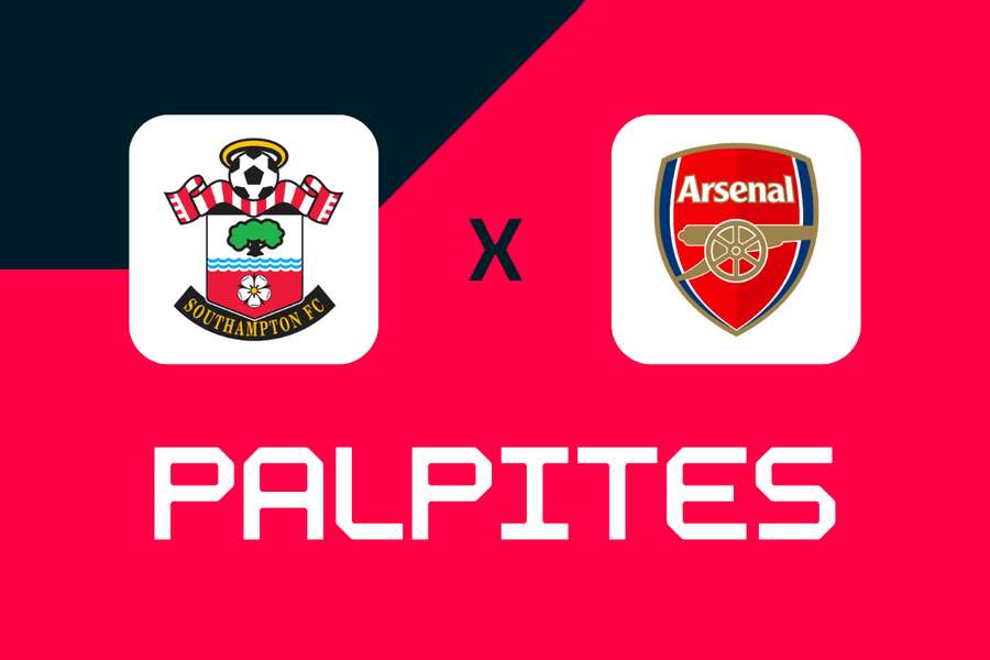 Arsenal é o amplo favorito contra o Southampton