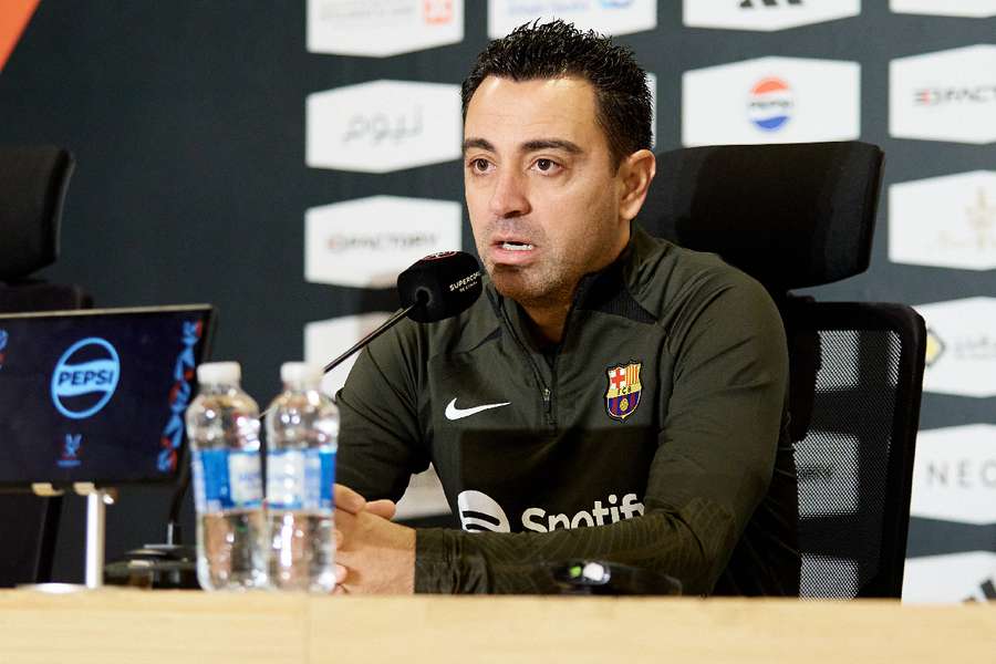 Barcelona-Trainer Xavi Hernandez.