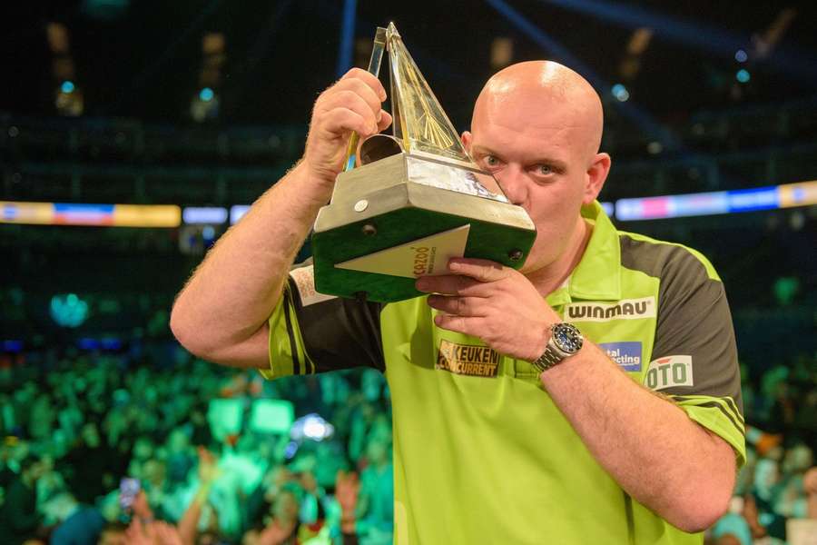 Michael van Gerwen takes home the £275,000 top prize for winning the tournament