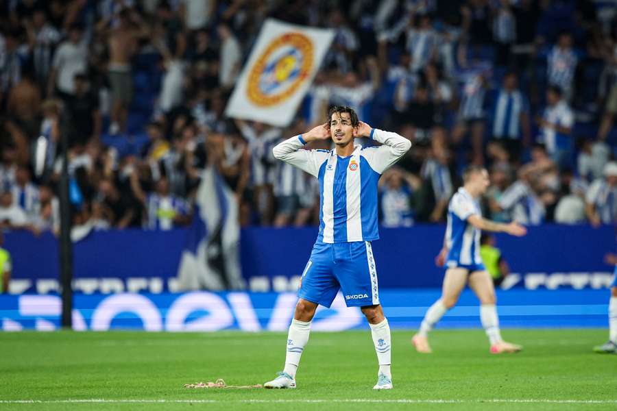 Pere Milla, jugador del Espanyol Pere Milla, jugador del Espanyol