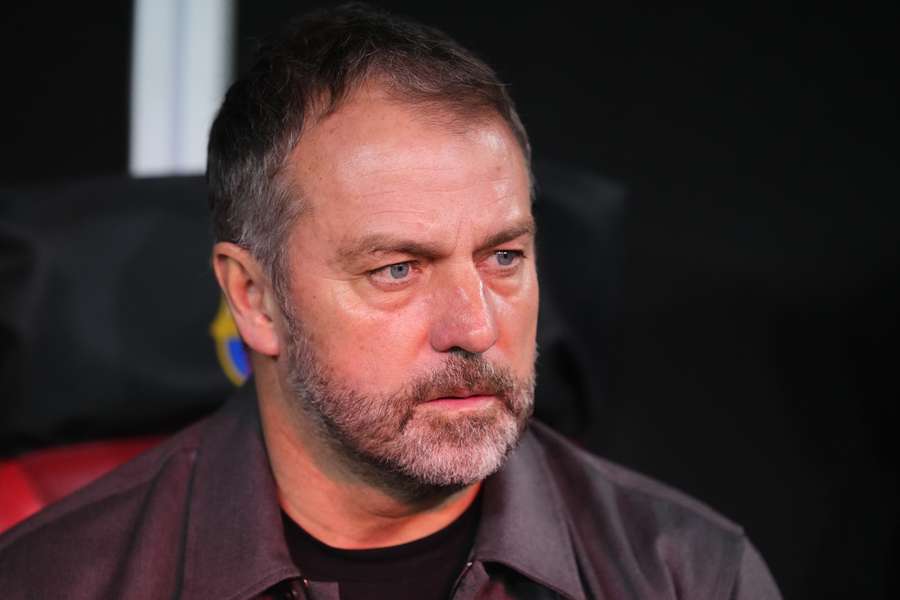 Hansi Flick lors de la Supercoupe d'Espagne.