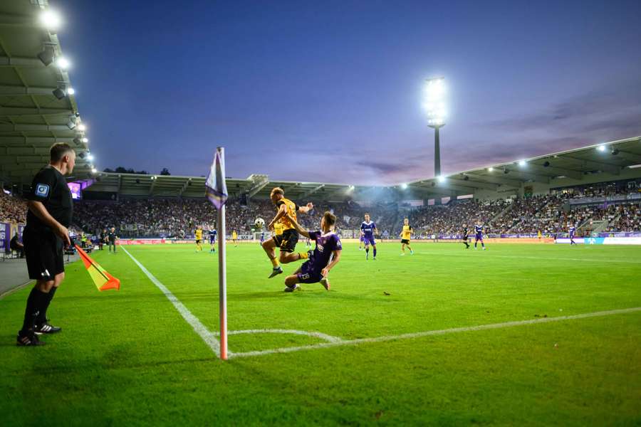 Das Sachsenderby zwischen Aue und Dresden war das Topspiel der 3. Liga.