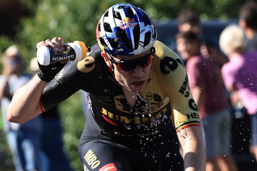 Wout van Aert tijdens de Tour de France