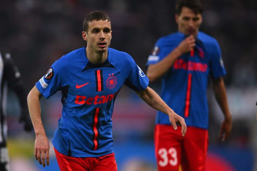 Juri Cisotti în timpul returului cu PAOK din play-off-ul Europa League