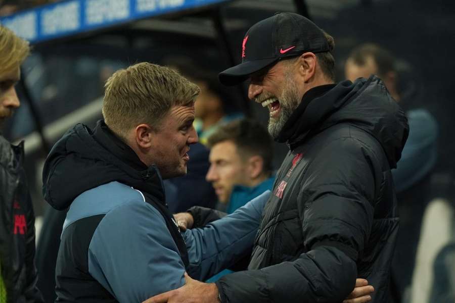 Eddie Howe en Jurgen Klopp hebben een flinke onderlinge geschiedenis