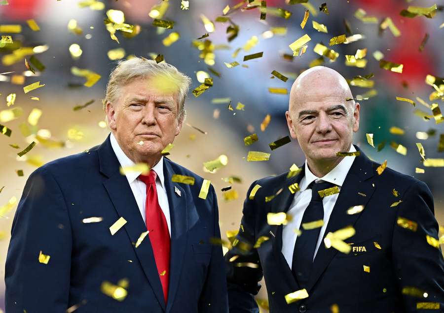 Infantino e Trump