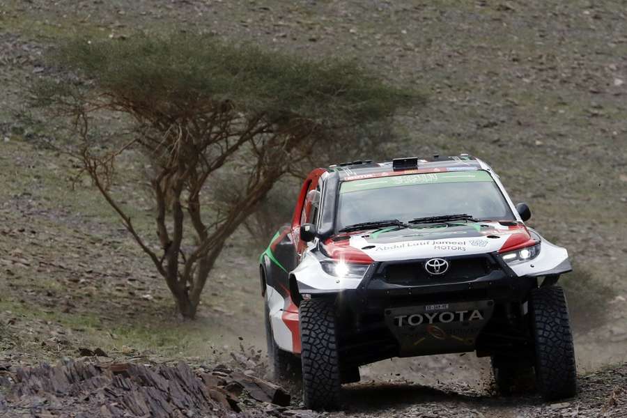 Champion Al-Attiyah wins Dakar second stage as Loeb struggles