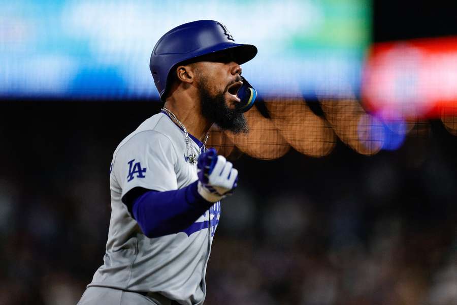 Teoscar Hernandez hit a home run for the LA Dodgers on Tuesday