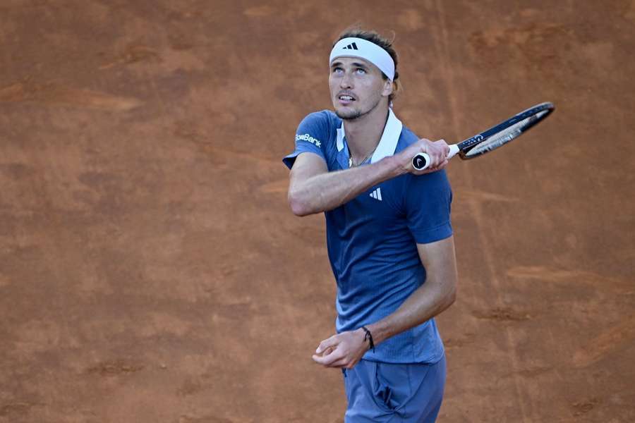 Zverev à Rome.