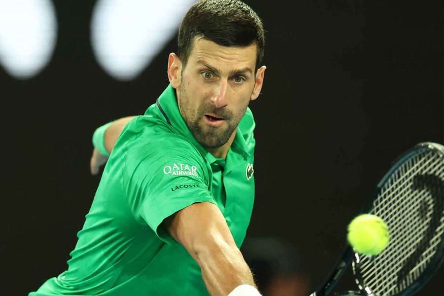 Djokovic dominou primeiro set da final Djokovic dominou primeiro set da final