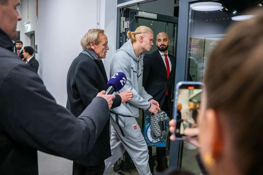 Haaland leaves after Norway's defeat