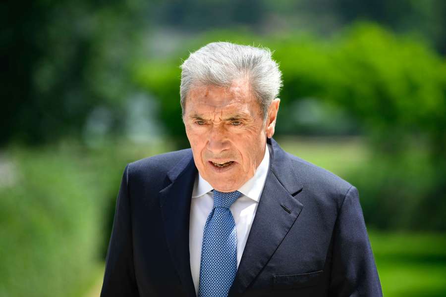 Eddy Merckx à Bruxelles en juin 2025.