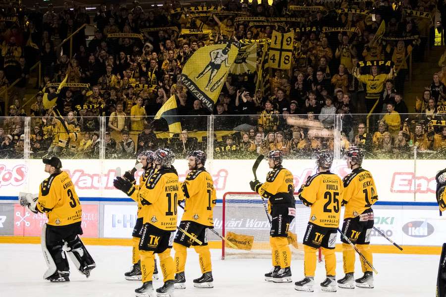 SaiPa have won medals in successive Liiga seasons