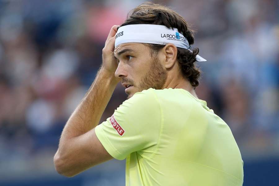 Fritz počas zápasu na Masters v Toronte.