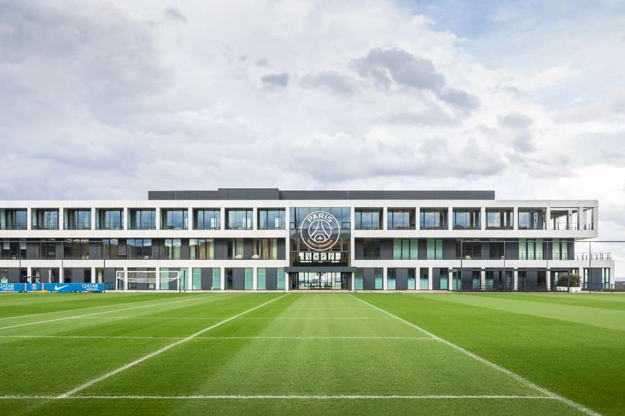 The training ground at the PSG Campus in Poissy