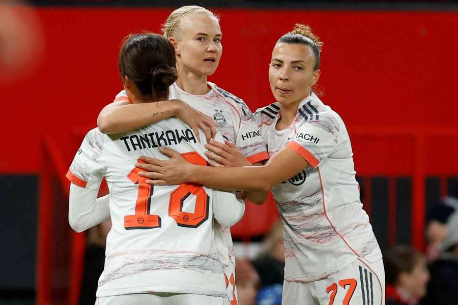 Die Bayern-Damen stehen vor dem Sprung ins Halbfinale der Champions League