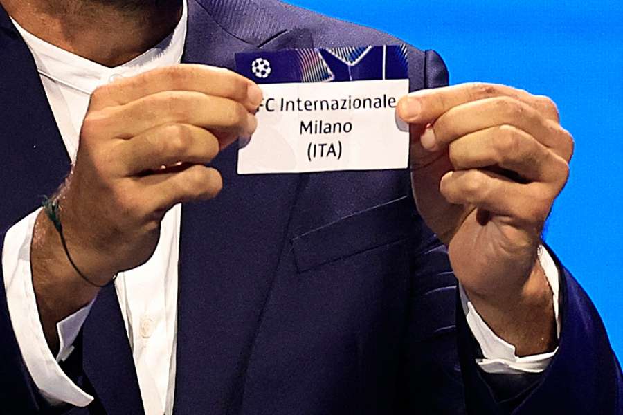 Il sorteggio dei nerazzurri lo scorso giovedì