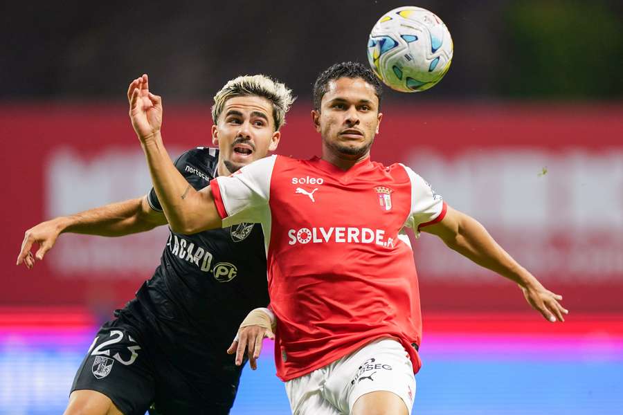 Tony Strata frente ao SC Braga Tony Strata frente ao SC Braga
