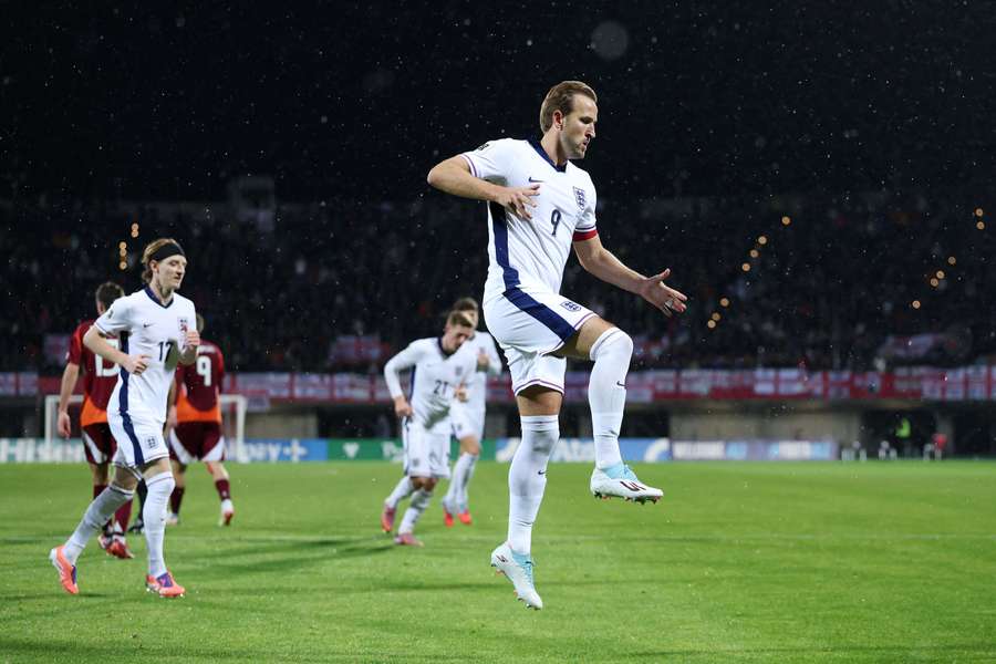 L'esultanza di Harry Kane