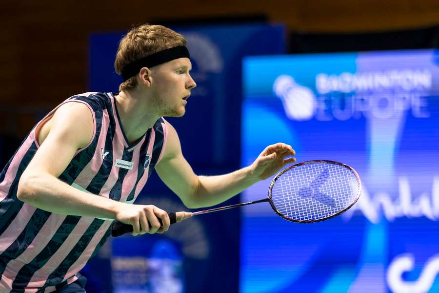 Anders Antonsen is ready for the final of the European Championships