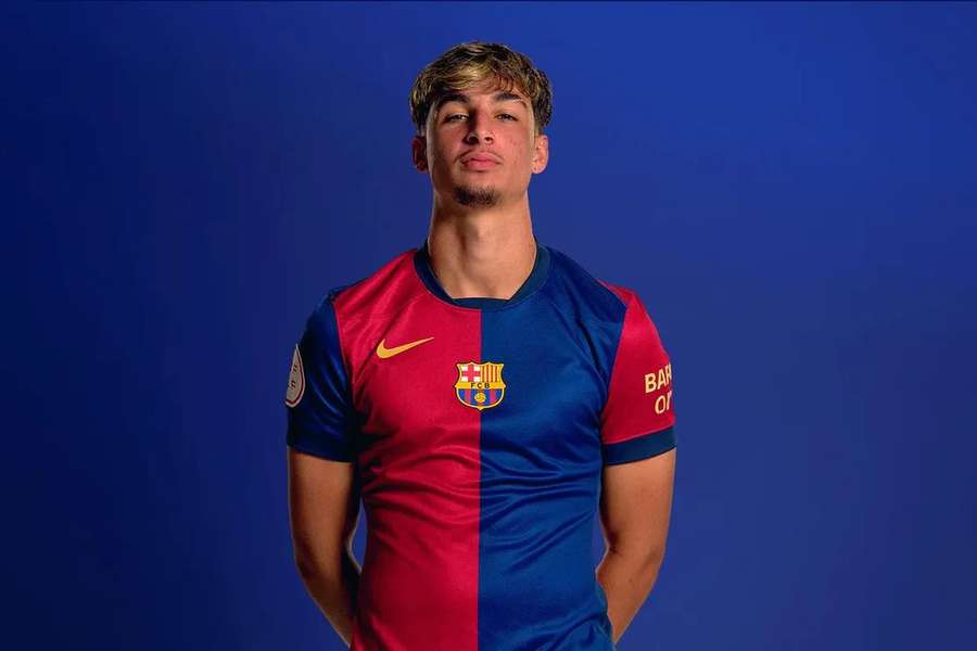 Guille Fernández nos quadros do Barcelona