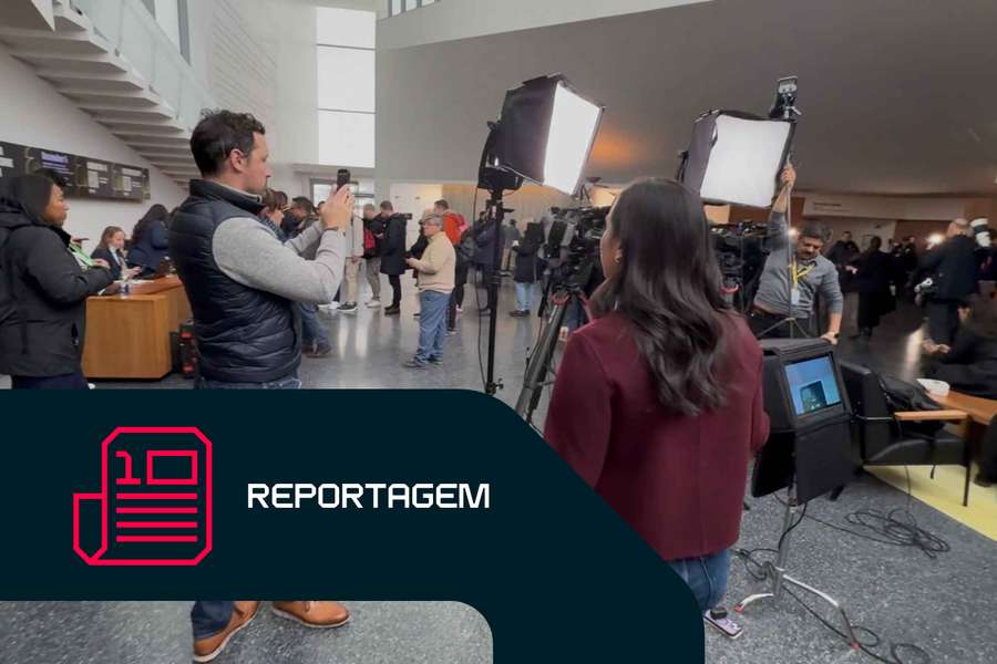 O media center do Kennedy Center para o sorteio do Mundial-2026