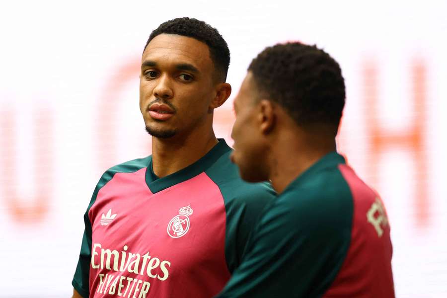 Real Madrid defender Trent Alexander-Arnold. Real Madrid defender Trent Alexander-Arnold.