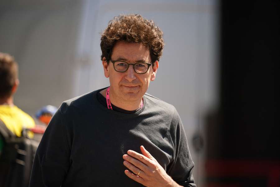 Mattia Binotto în mai anul trecut la Imola.