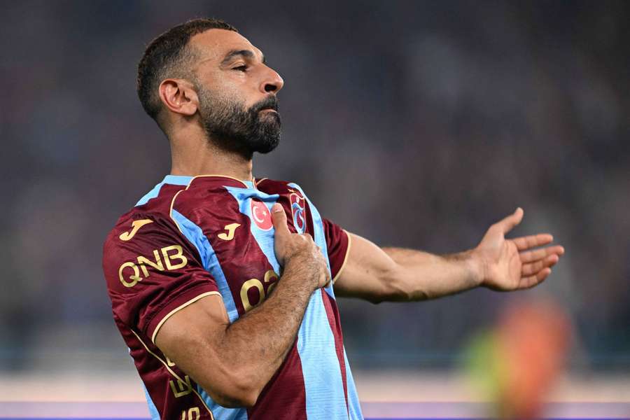 Mohamed Salah of Trabzonspor celebrates after scoring a goal Mohamed Salah of Trabzonspor celebrates after scoring a goal