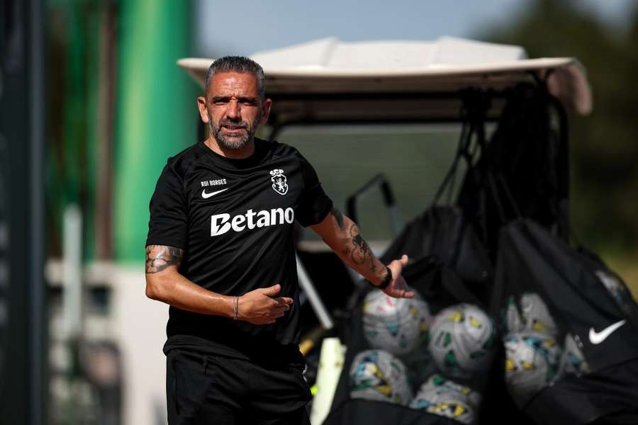 Rui Borges, treinador do Sporting Rui Borges, treinador do Sporting
