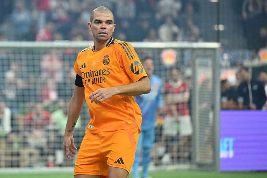 Pepe en un partido de ex jugadores en Múnich