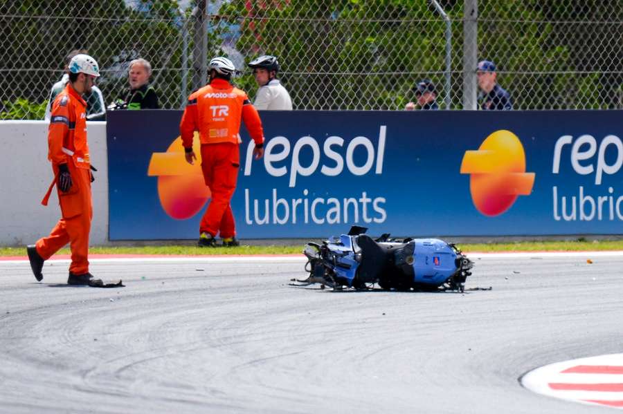 GP da Catalunha teve grave acidente neste domingo (17)
