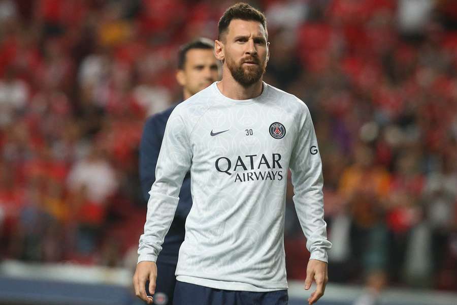 Contusão tira Messi do jogo de volta contra o Benfica