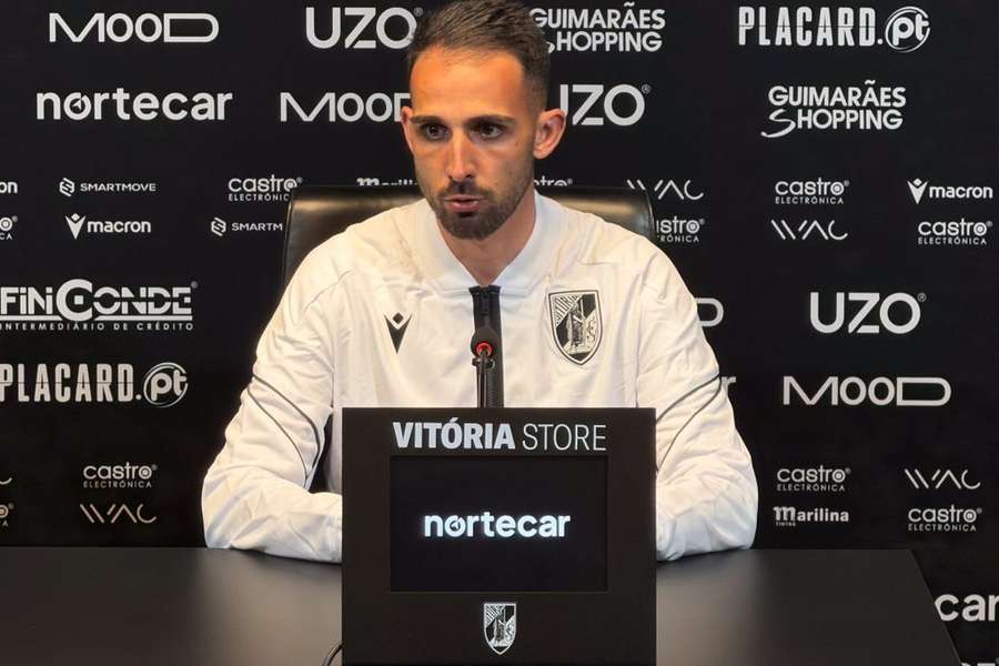 Gil Lameiras, treinador do Vitória SC Gil Lameiras, treinador do Vitória SC