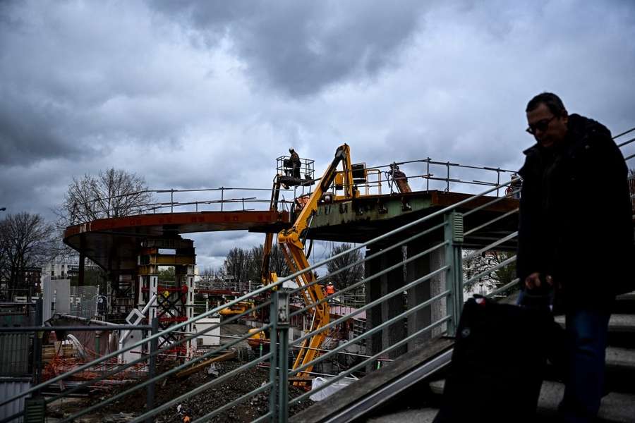 Saint-Denis en construction.