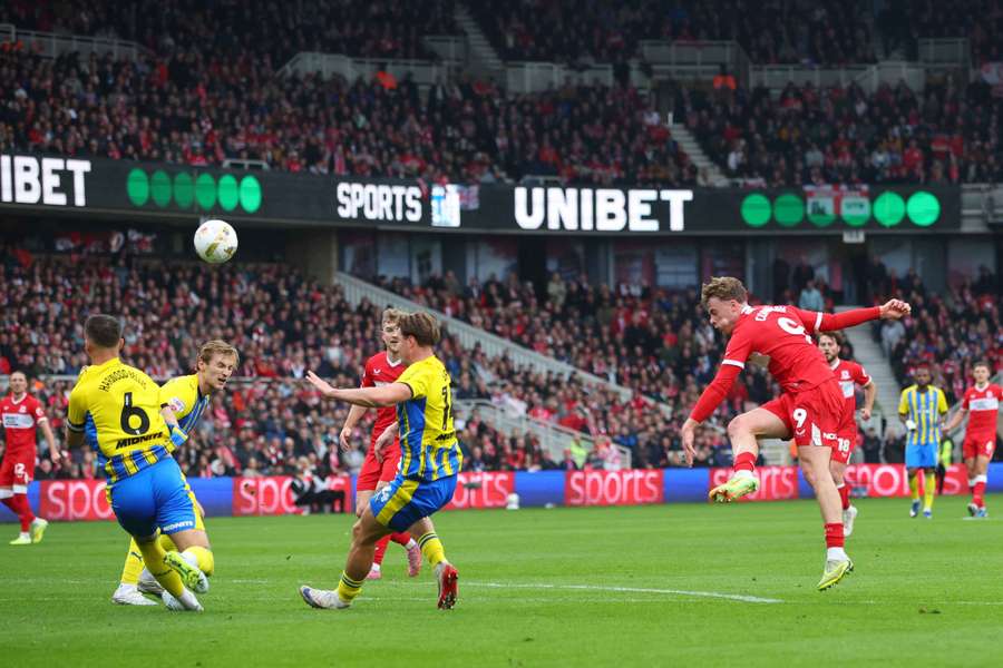 Tommy Conway in action for Middlesbrough