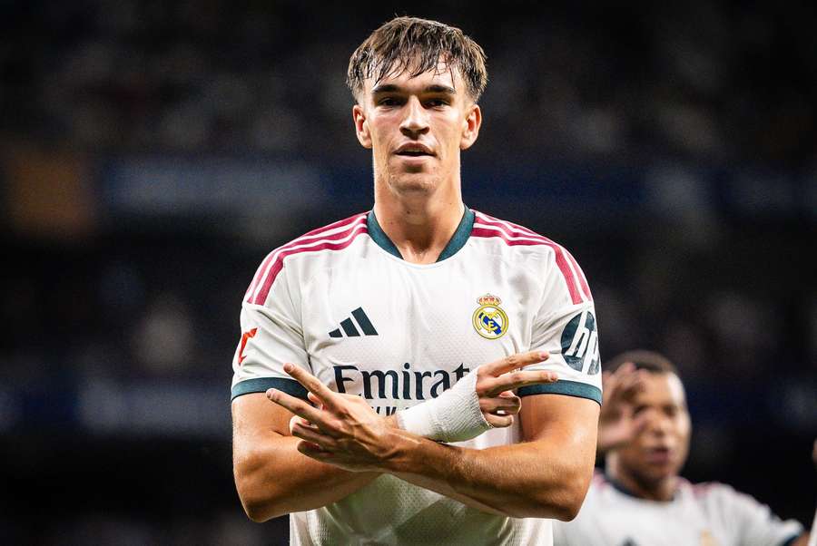 Real Madrid striker Carlos Espi. Real Madrid striker Carlos Espi.