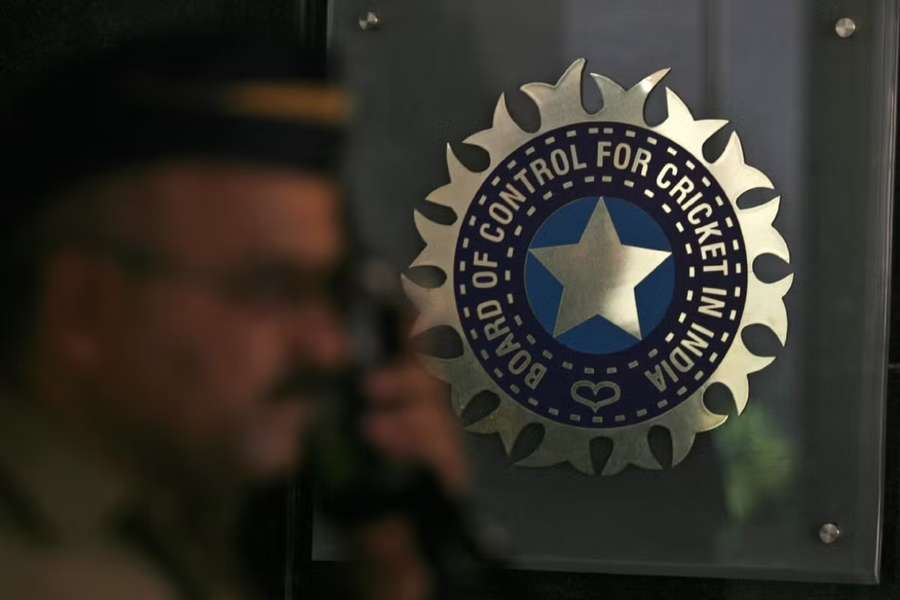 A logo of the Board of Control for Cricket in India (BCCI)