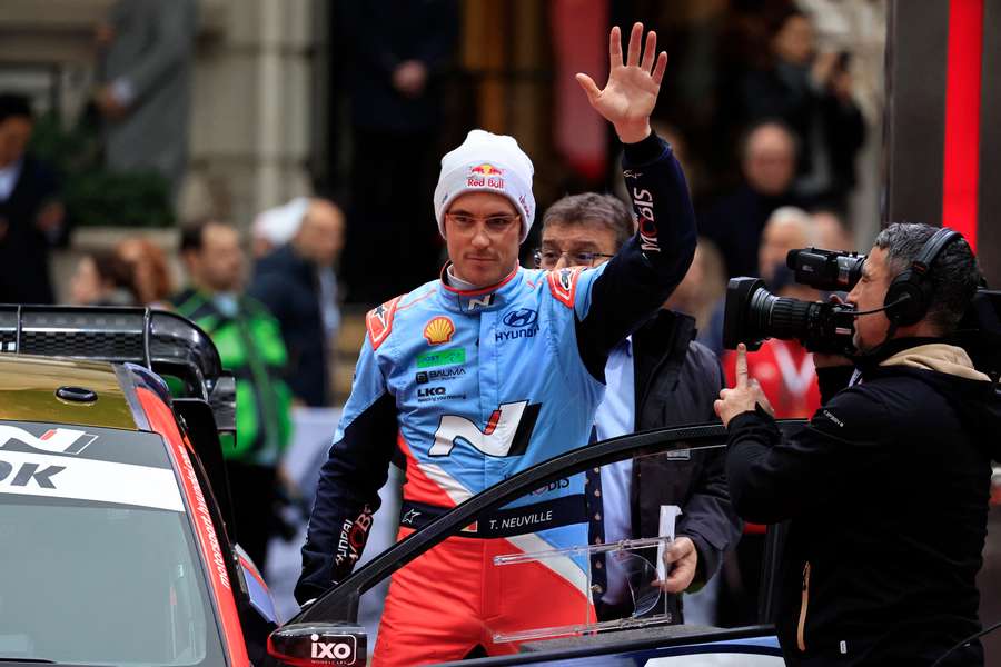 Thierry Neuville à Monte-Carlo jeudi.