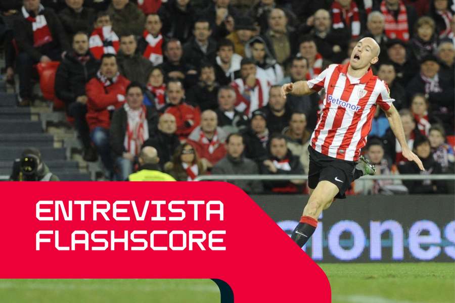 Gaizka Toquero em ação pelo Athletic Bilbao