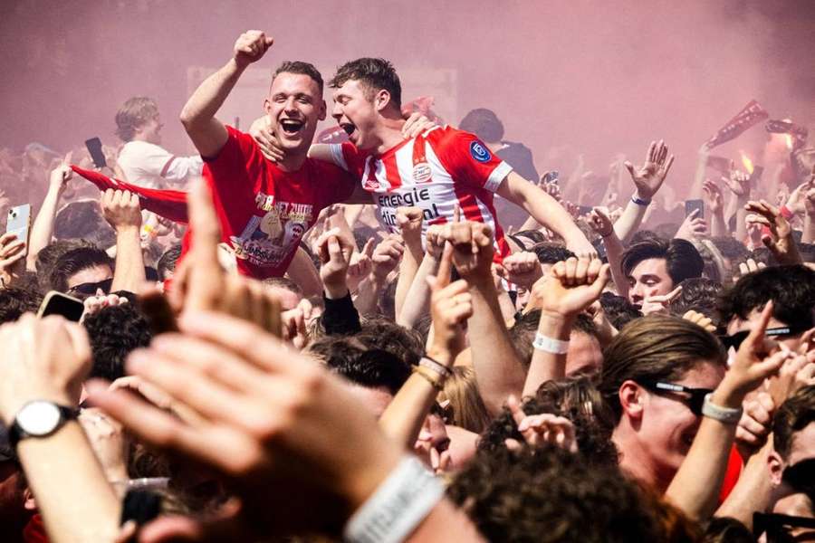 Des supporters du PSV ce dimanche.