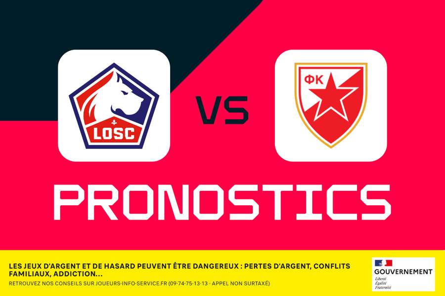 Lille – Étoile Rouge de Belgrade : pronostics, meilleurs paris et cotes (Ligue Europa)