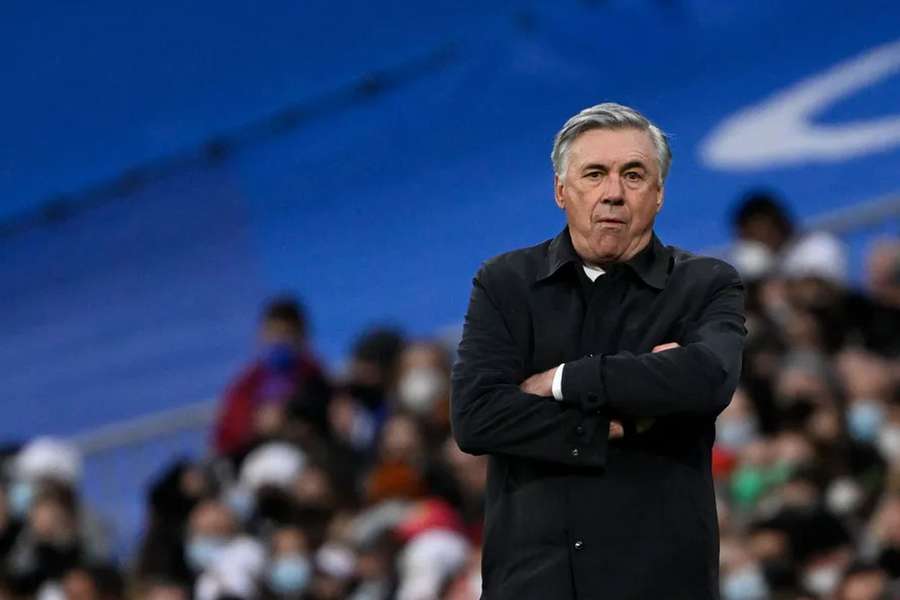 Carlo Ancelotti, treinador do Real Madrid